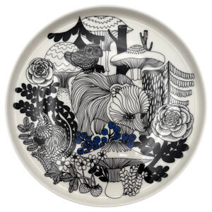 Marimekko Plate Finland 100th Year Independence Limited Ed Oiva Veljekset 8" HTF